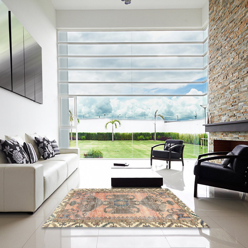 Oriental Indoor Rug, Square 7'