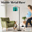 Lampe sur pied à arc avec abat-jour ajustable Chat noir Mid-Century rétro étoiles abstraites Lampe sur pied mignonne avec 3 températures d'intensité