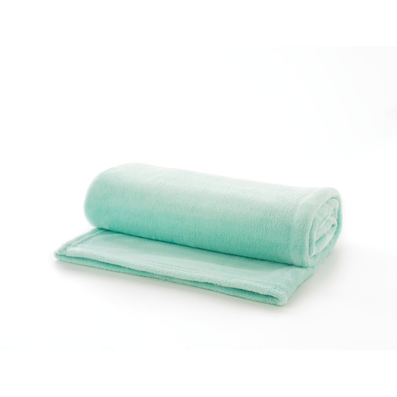 Plain Weave / Muslin Throw Blanket, Sea Green