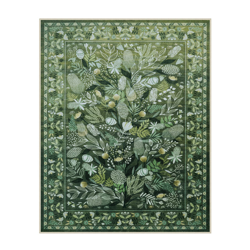 Tapis de salle à manger Kaldi, Rectangulaire 8 pi x 10 pi