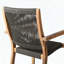Ensemble de 2 chaises d'extérieur en corde de teck Rivani