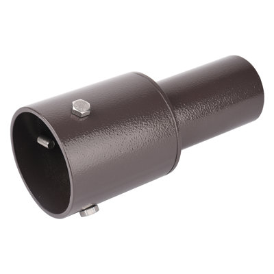 Tenon Adapter For 3 Inch Round Light Poles, Heavy Duty Mounting Bracket,Bronze Housing