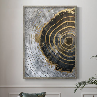 ABSTRACT Series CCL XXXIV, reproduction encadrée - bois massif