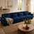 Velours bleu sélectionné