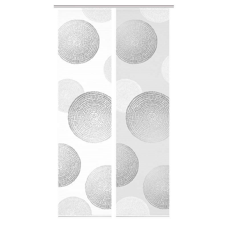 Semi Sheer Sliding Panel Pair