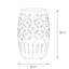 Table de bout cylindrique en fer 18,31 "de hauteur-468077292