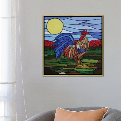 Petit coq par Rachel Olynuk - reproduction d'art