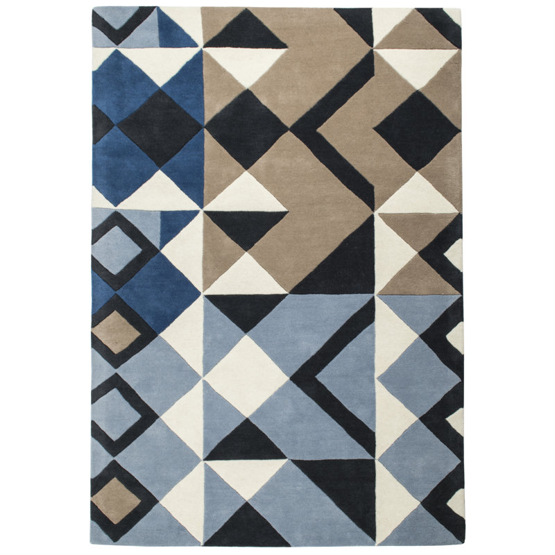 Mclea Geometric Hand Woven Area Rug, Rectangle 200 x 290cm