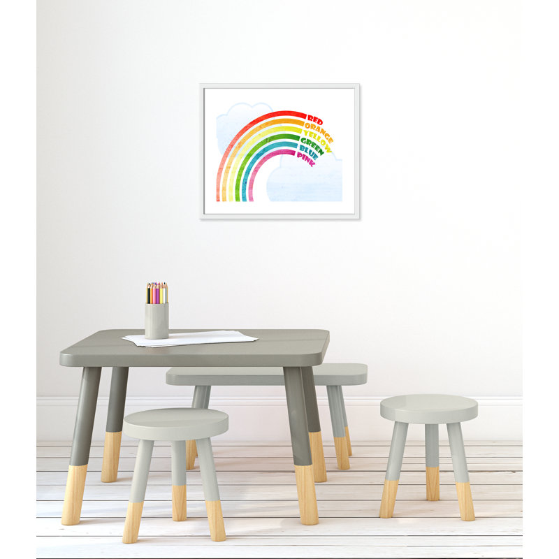 Art sur toile, couleurs, 24.5" H x 20.5" W x 1.18" D, Encadré de boîte blanc