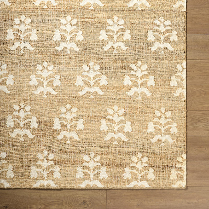Fiorina Handmade Indoor Area Rug, Rectangle 8' x 10'