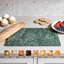 Planche à découper en marbre vert naturel, planche polyvalente 14,76 po x 10,83 po, pour la cuisson, trempe au chocolat, charcuterie, plateau de service, comptoir de cuisine-126437414