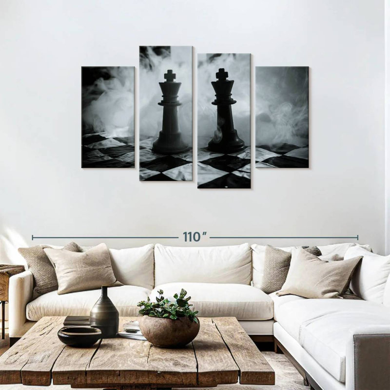 Senne Chess Battle Of Kings, 48" H x 75" W