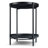 Monet 17"W Round Metal End Table with Flippable Tray Top-205785921