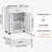 Kitchen Island Cart Rolling Storage Cabinet On Wheel With Charging Station (Not Include Stools)