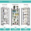Aayat 24cm H x 39cm W Steel Etagere Bookcase