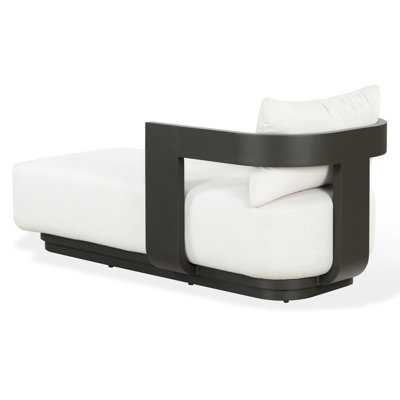 Johnny Aluminum Chaise Lounge with Sunbrella Cushions
