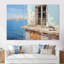 «Seagulls Perch Horizon II - Coastal Windows», art mural-1085516460-1085516463