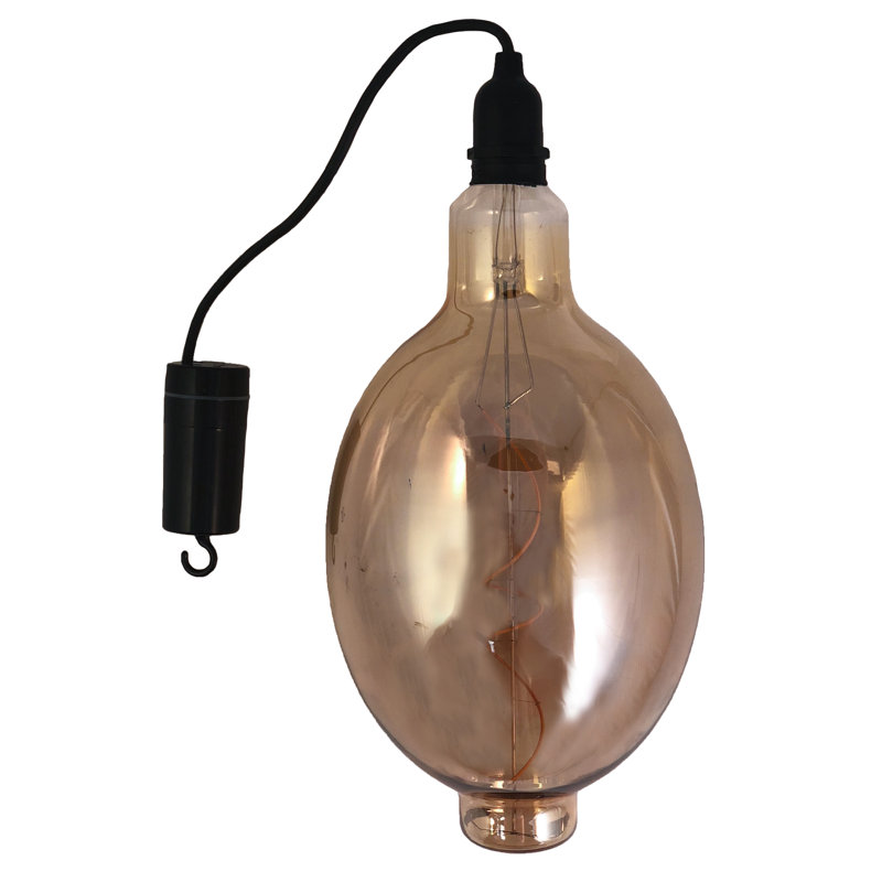 Luminaire suspendu pour l’extérieur 1 lumière del ovale à pile Behr