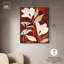 Maroon Floral Dreams II, toile inspirée de l'art abstrait par Art Remedy-104343896-104343868
