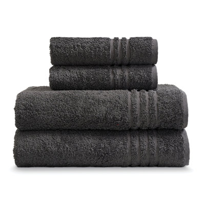 Ensemble de 4 serviettes en coton pour le corps et la main