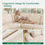 Canapé-lit modulaire en forme de L avec lit escamotable, beige-1845327029