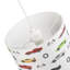 18cm H Cotton Blend Drum Lamp Shade ( Screw On ) in White