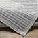 Calliah Striped Polypropylene Area Rug in Blue/Cream