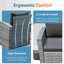 4-Piece Wicker Patio Conversation Set-2134639264