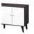 Mid-Century Modern Entertainment Centre, Dark Gray + White, For 50-59" Tvs With Storage Tv Stand In Fits Tvs,