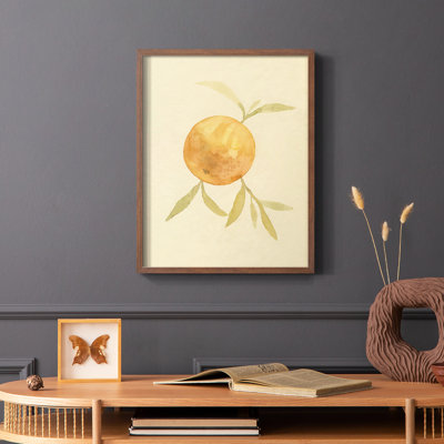 Dappled Oranges II Framed Print - Solid Wood