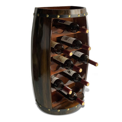 Global Alexander Wooden Barrel Wine Rack by One Allium Way