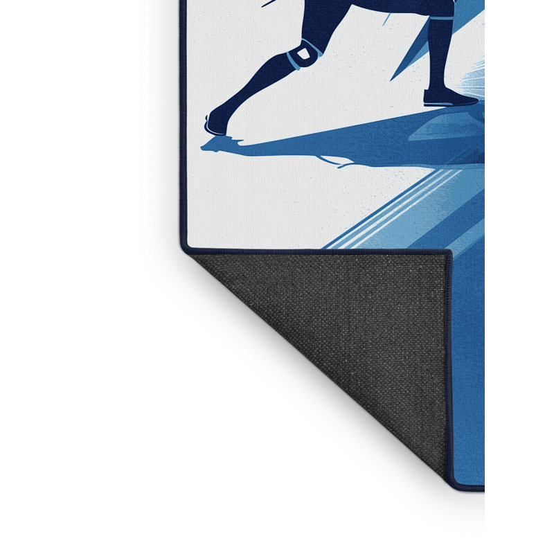 Tapis bleu pâle doux et moelleux Elina, 5 x 8