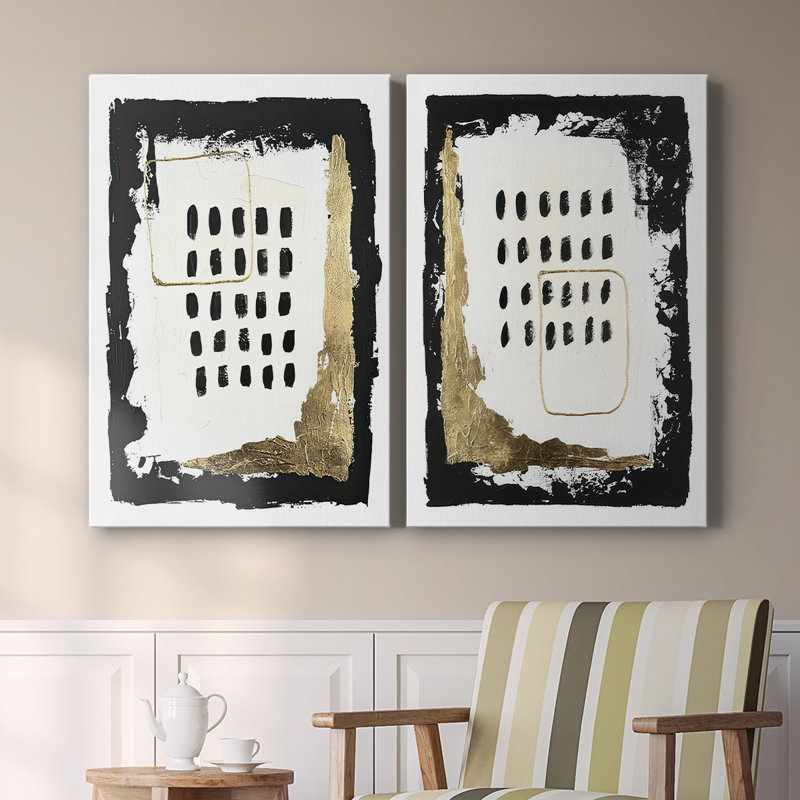 Toile tendue Gold I-Premium Gallery - prête à accrocher, H 60 po x l 80 po