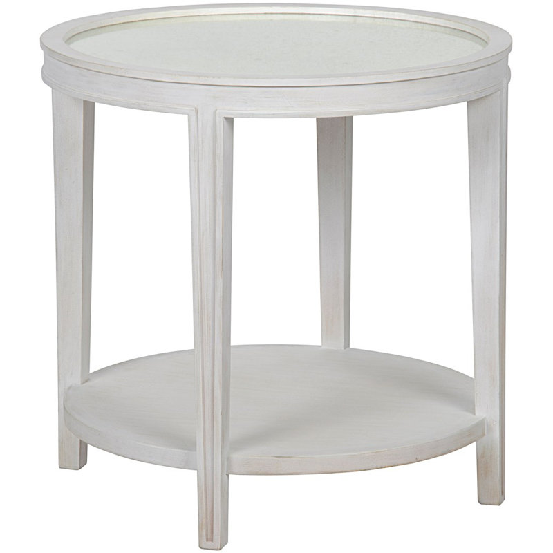 Imperial Solid Wood End Table, White Wash