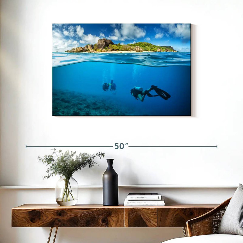 Sireci Diving, 24" H x 36" W