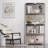 Display Cabinet with Glass Doors, 4-Tier Curio Cabinet&Bookcase with 3 Colour Light for Collectibles
