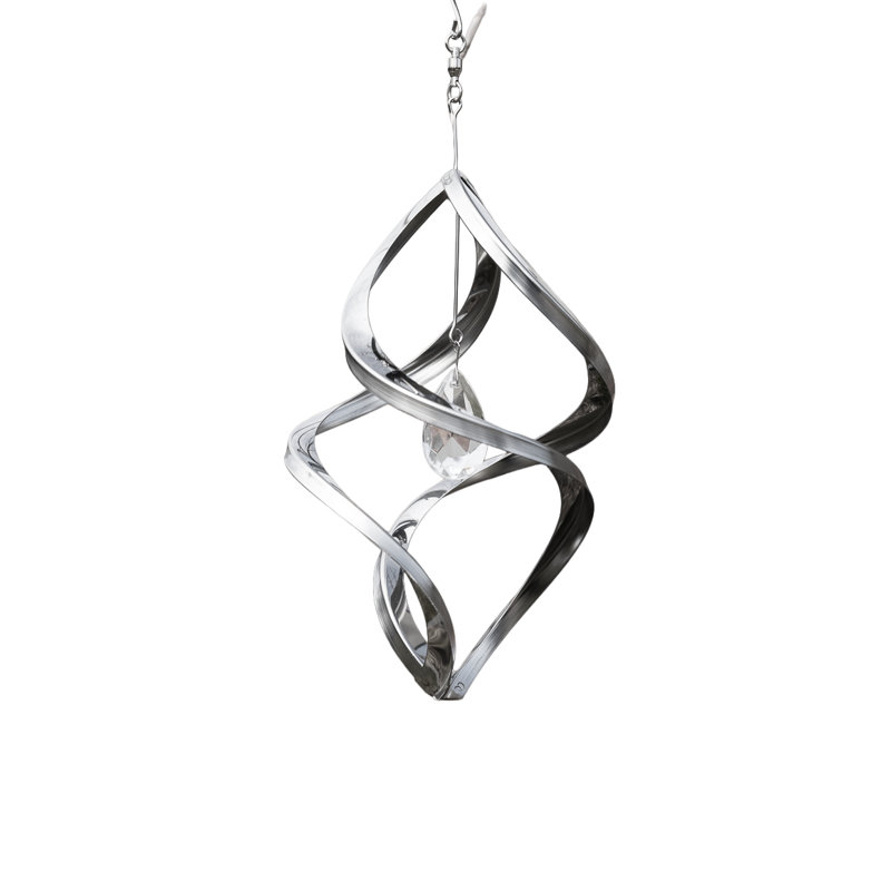 Mini Modern Crystal Nova Wind Spinner, 20" H x 10" W x 10" D