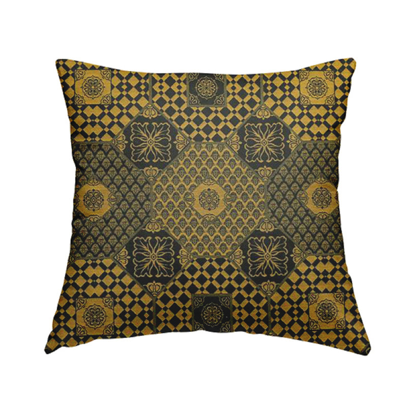 Lilian Patchwork Rectangular Throw Cushion