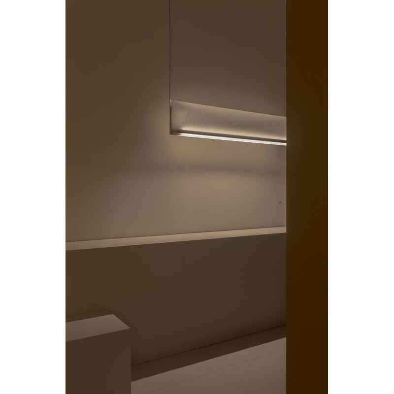 Nebra Pendant, Inox, 11.8" H x 47.2" W x 1.2" D