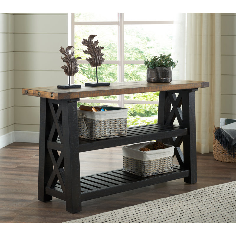 Console Caberfae, Bois naturel