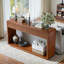 59'' Entryway Table With Drawers, Boho Fluted Console Table, Sofa Table With Storage-1196503516