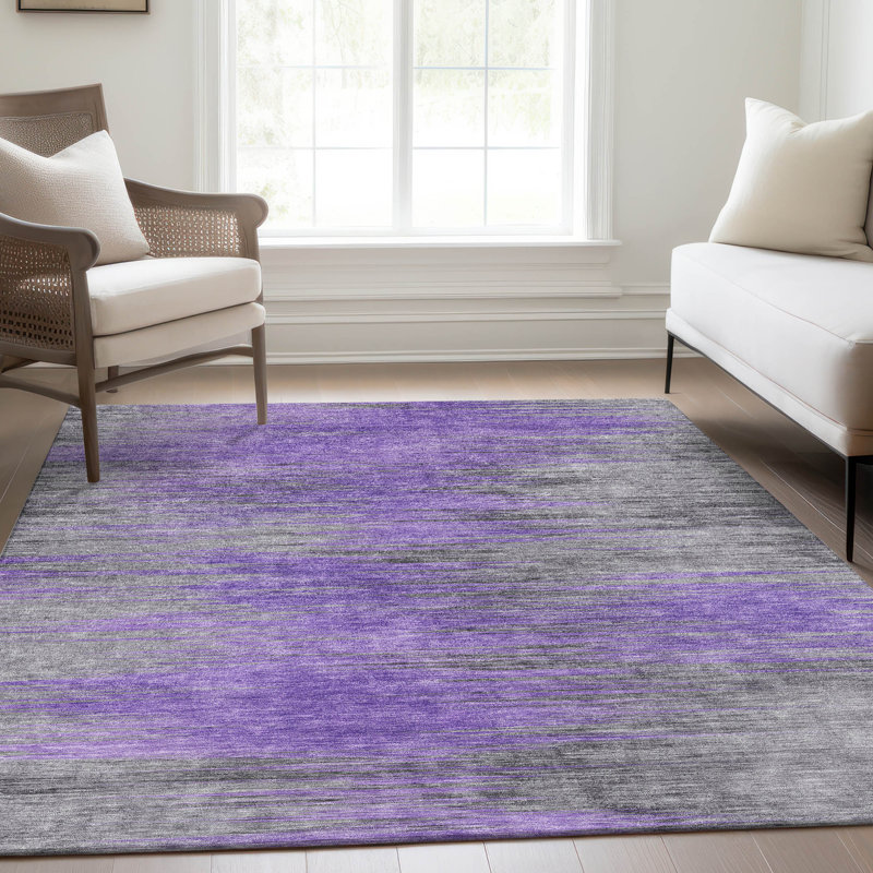 Malchow Washable Abstract Indoor / Outdoor Rug, Rectangle 8' x 10'