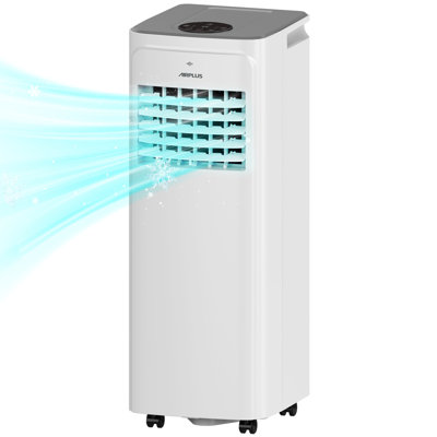 Climatiseur portatif AIRPLUS 12 000 BTU avec chauffage, climatiseur 4-en-1, refroidissement et chauffage jusqu'à 700 pieds carrés, déshumidificateur et mode ventilateur, télécommande, minuterie 24 heures, dégivrage automatique 29B1
