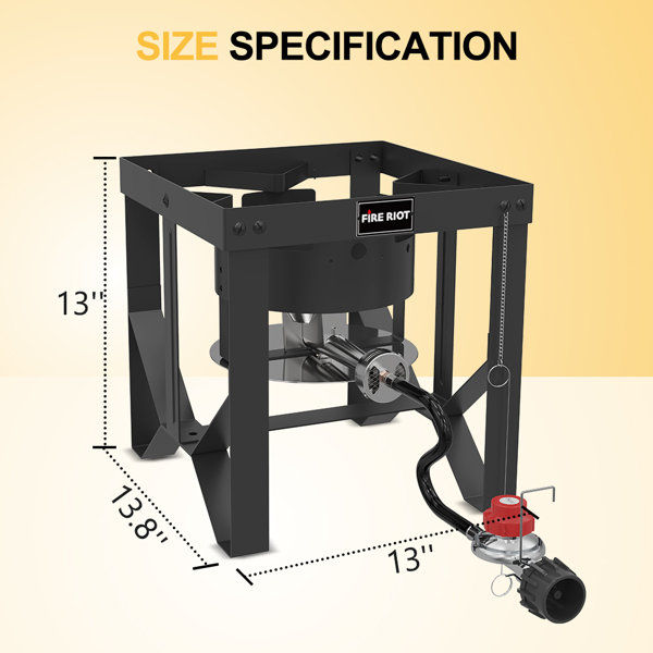FIRE RIOT Outdoor Propane Single Burner Stand Wayfair Canada