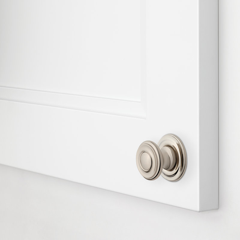 4902 Knob Back Plate, Polished Nickel