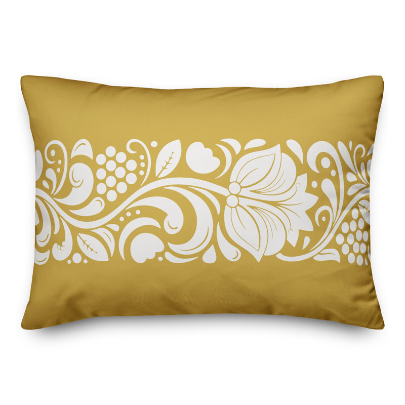  Folk Rectangular Pillow Cover & Insert