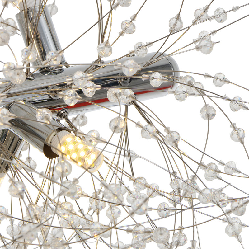 15 - Light Chandelier, Chrome