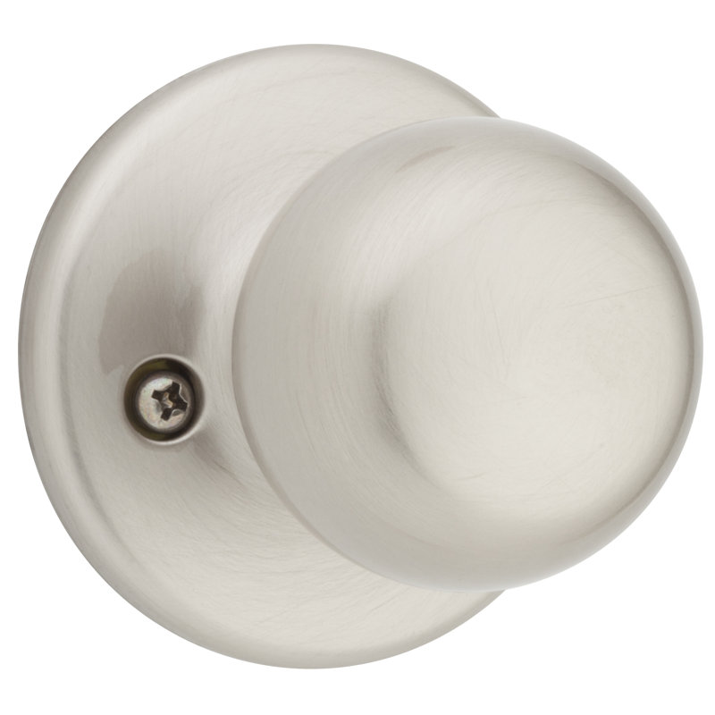 Jeu poignées avec verrou et bouton de porte à cylindre simple et rosette