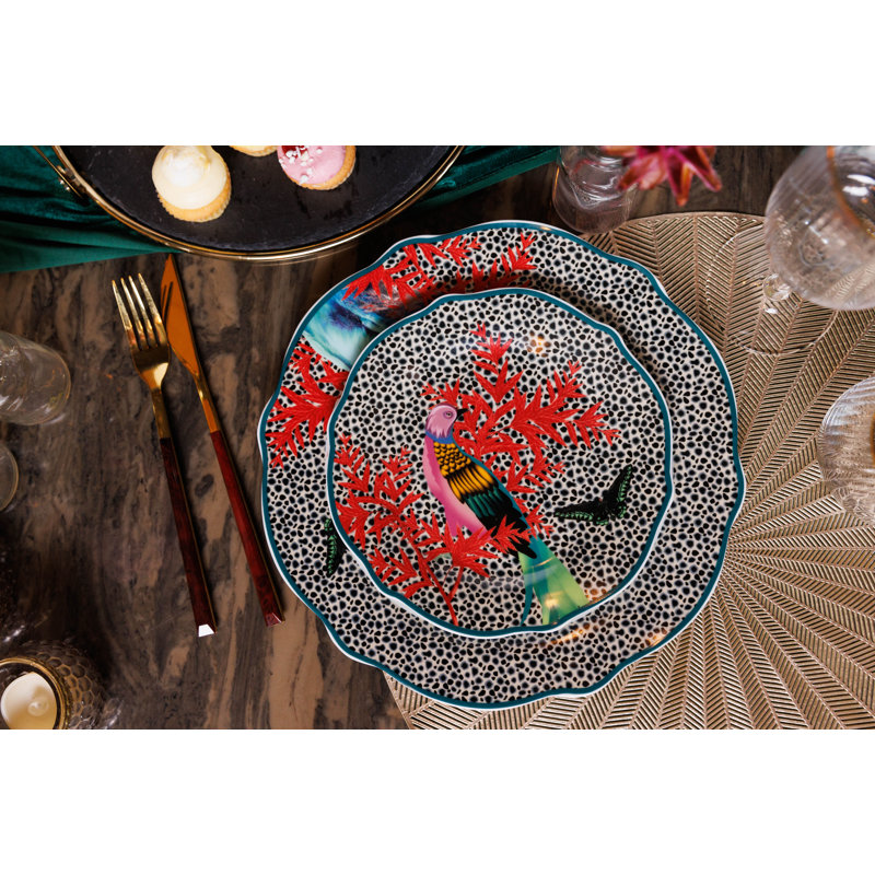 Mikasa x Sarah Arnett Porcelain Dinner Plates, 27cm