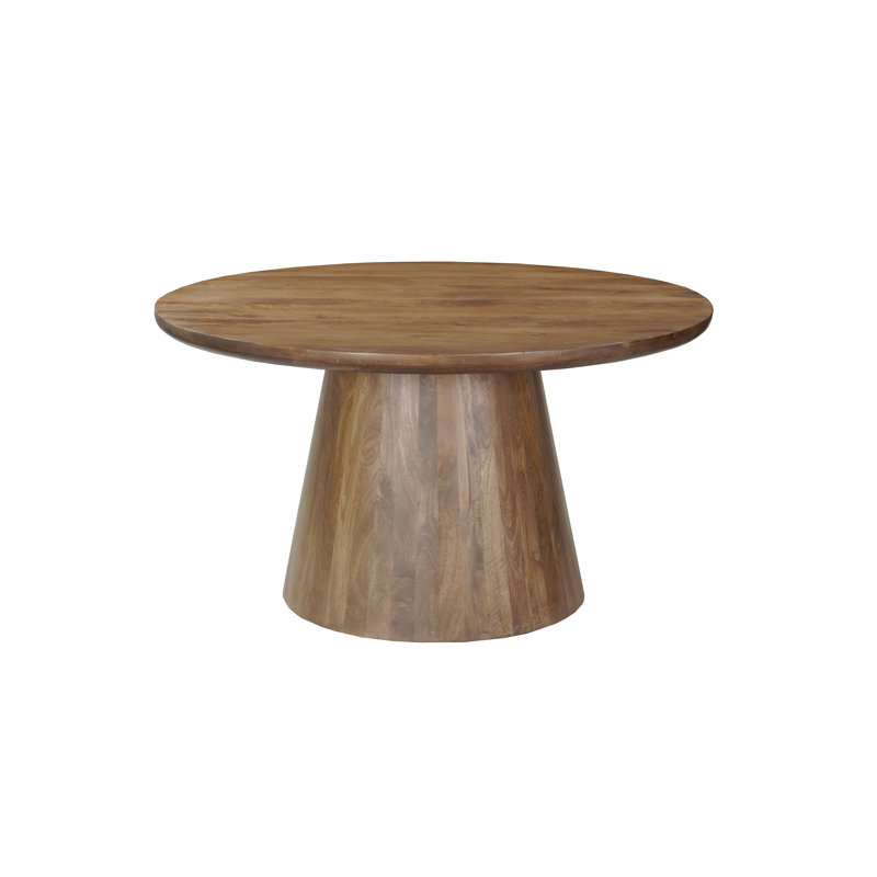 5-Piece Solid Wood Dining Set, Walnut